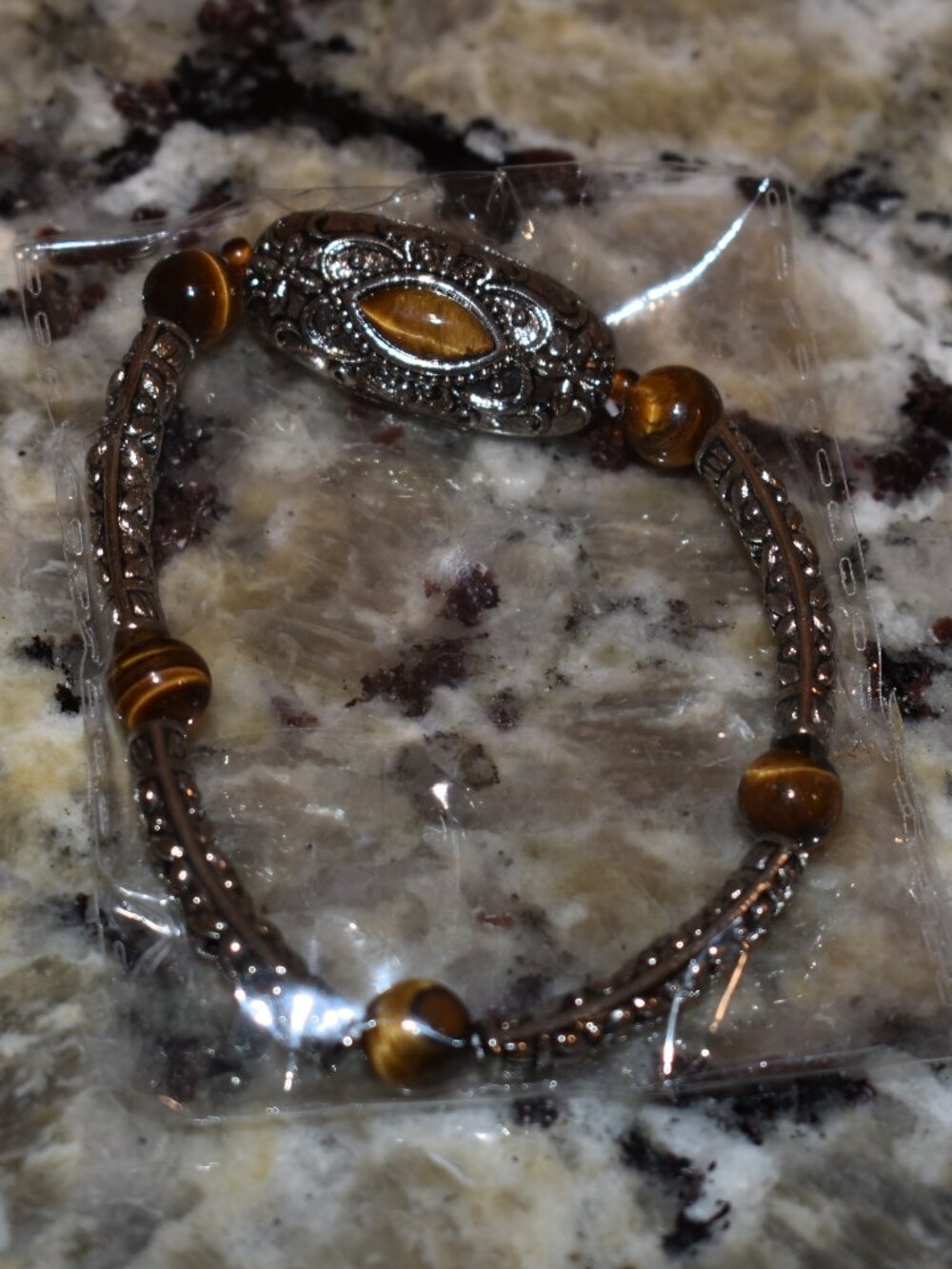 Canyon Sky Stackable Stretch Bracelet - Brown - Brand New